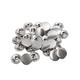15mm Silver Press Stud Caps - Large (Pack of 1)